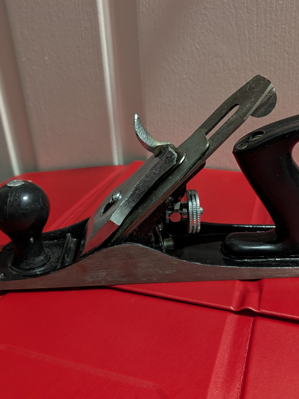 Black and Silver Hand Plane Toy for Kids
